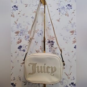 Ivory Studded 'Juicy' Crossbody Bag - Juicy Couture